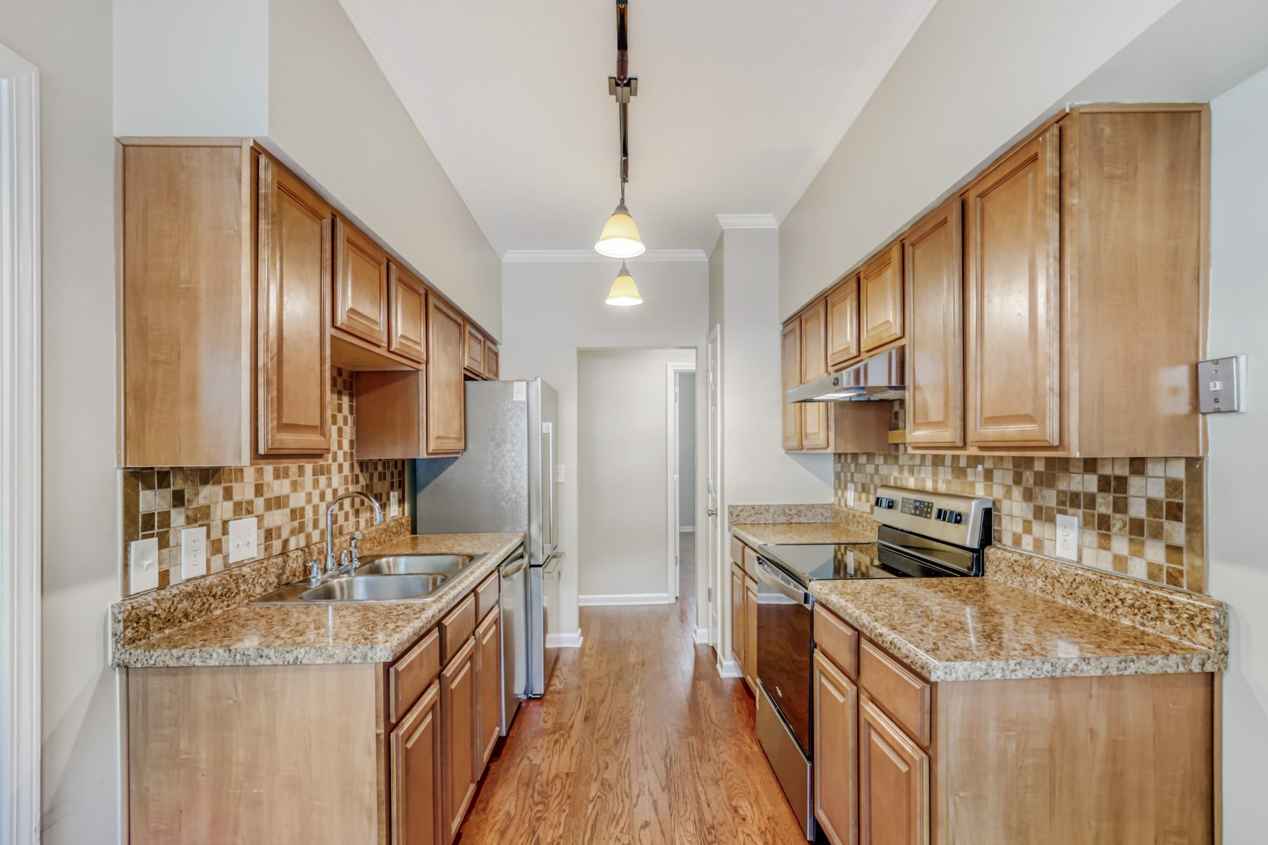 Kitchen with stainless appliances