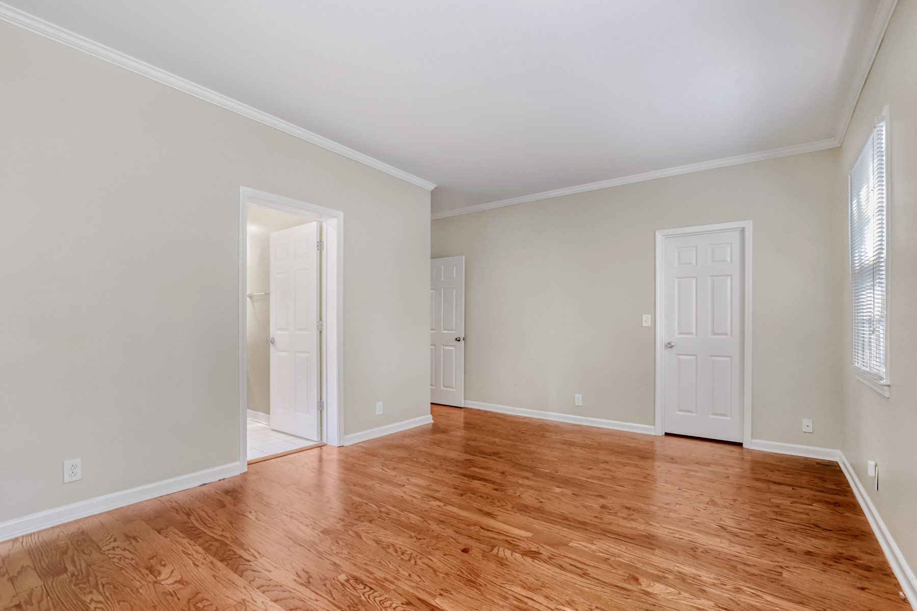 Primary bedroom view